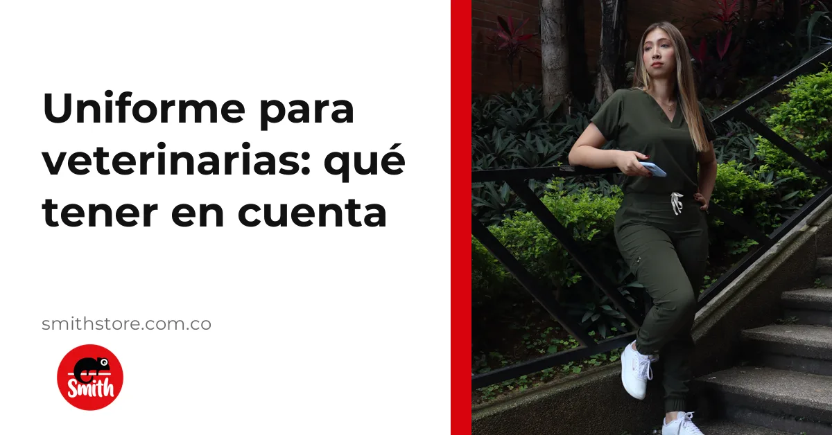 Mujer con uniforme antifluido Smith en verde oliva al aire libre